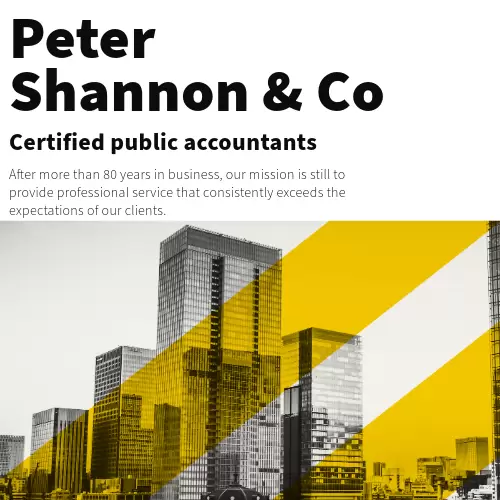 Tax Services by | Peter Shannon & Co