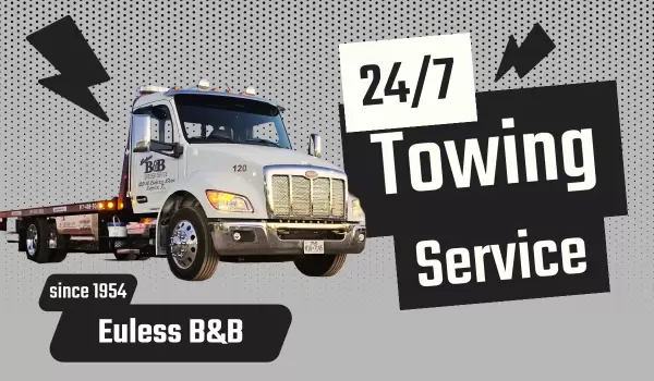 B and B Wrecker Towing in Euless, TX: 24-Hour Towing, Vehicle Recovery & Roadside Assistance Near You